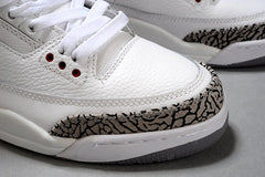 Jordan Air Jordan 3 White Black High-Top Sneakers