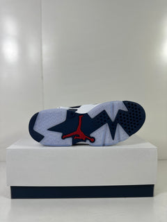 Jordan Air Jordan 6 Retro Olympic London Sneakers White Navy CT8529-164