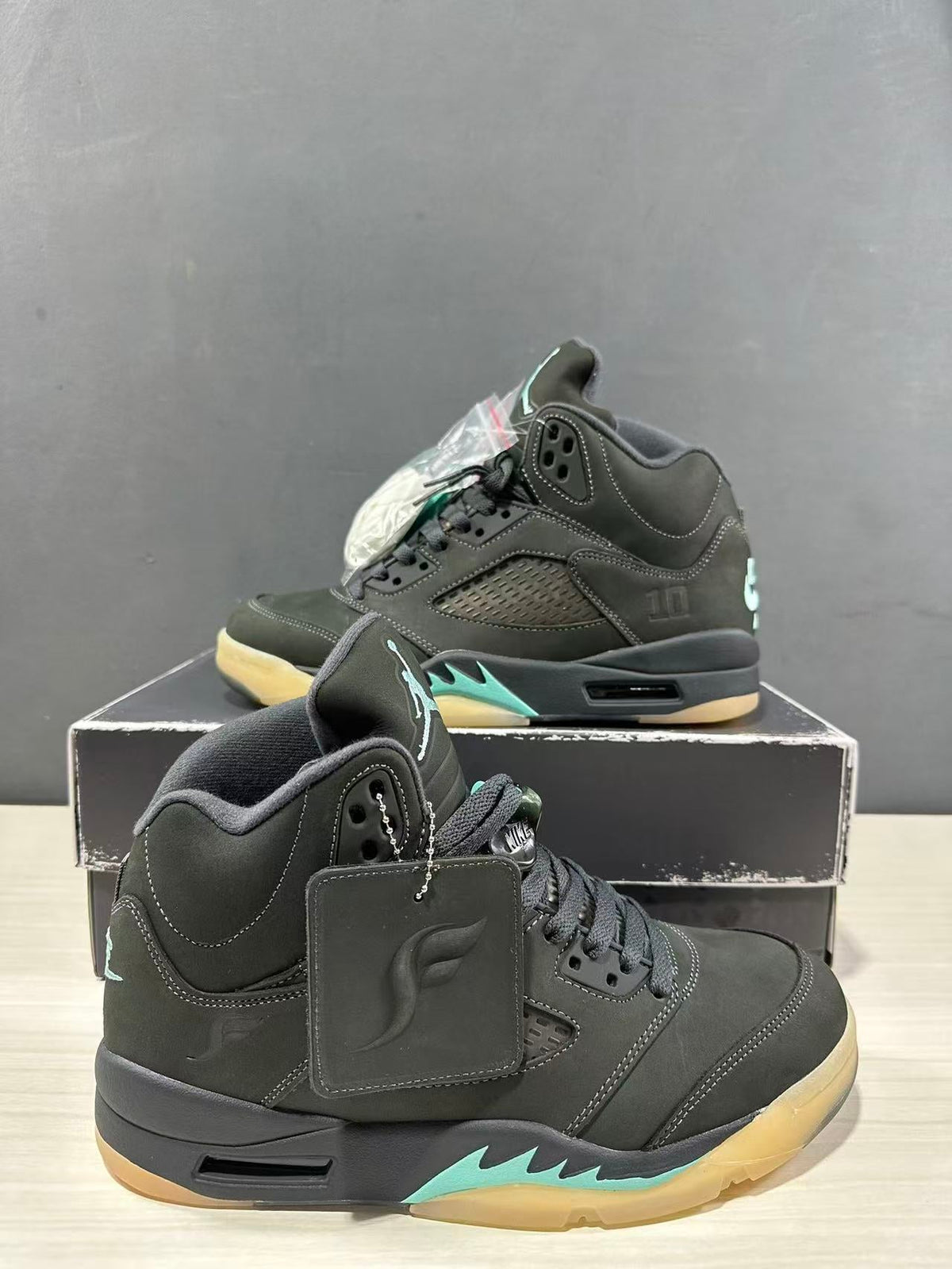 Jordan Air Jordan 5 Aqua Black Sneakers IU0734-001