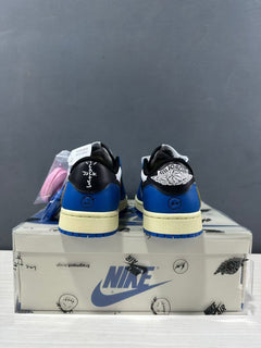 Jordan 1 Low Travis Scott Fragment Blue White DM7866-141