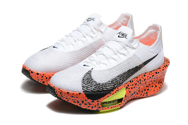 Nike Air Zoom Running Shoes White Orange