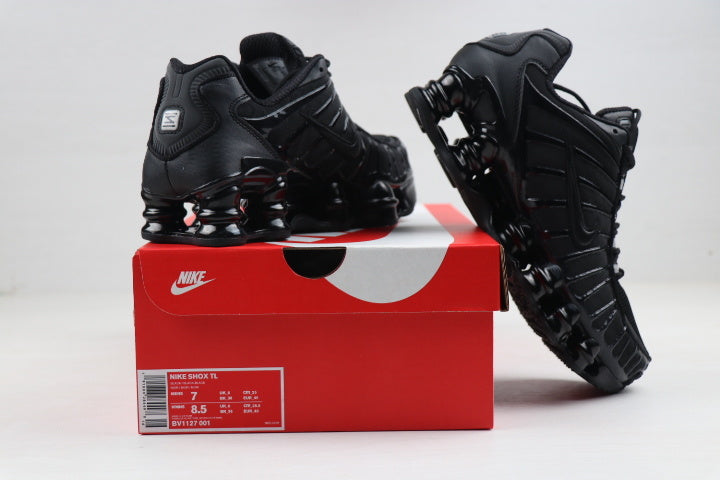 Nike Shox TL Sneakers in Black and Gold