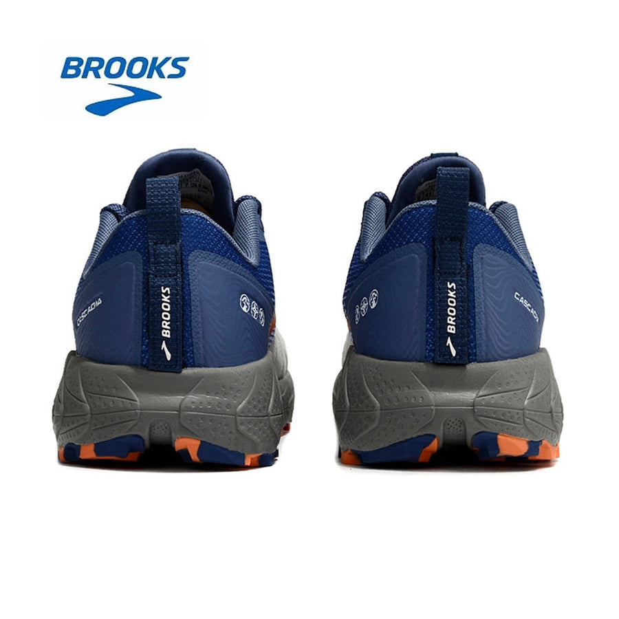 Brooks Cascadia 17 Trail Running Shoes – Navy and Orange