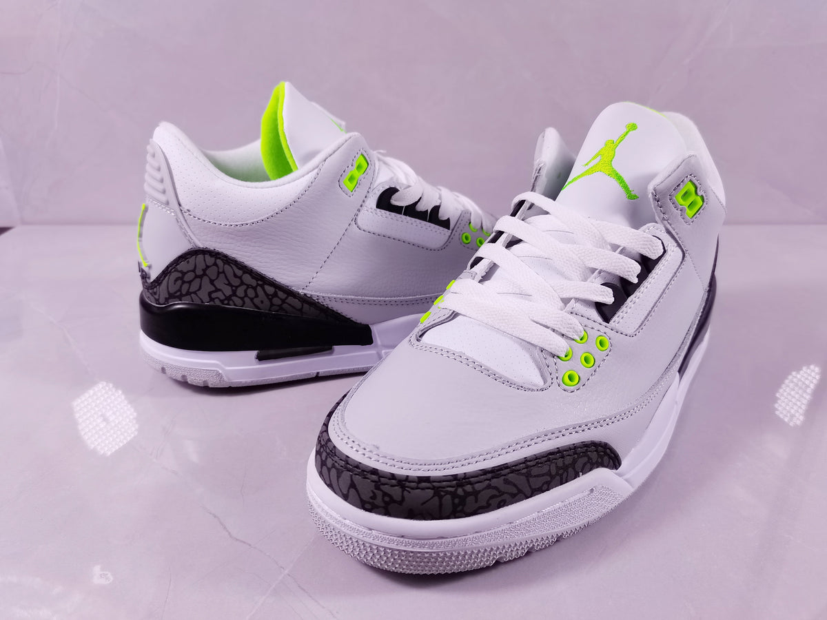 Jordan Air Jordan 3 Retro Grey Green Sneakers