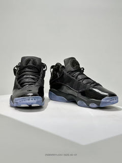 Jordan 6-4 Black High-Top Sneakers