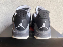 Air Jordan 4 Black Oreo Grey and Black Sneakers
