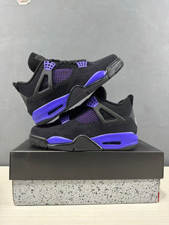 Jordan Air Jordan 4 Retro Black Blue Sneakers CT8527-018