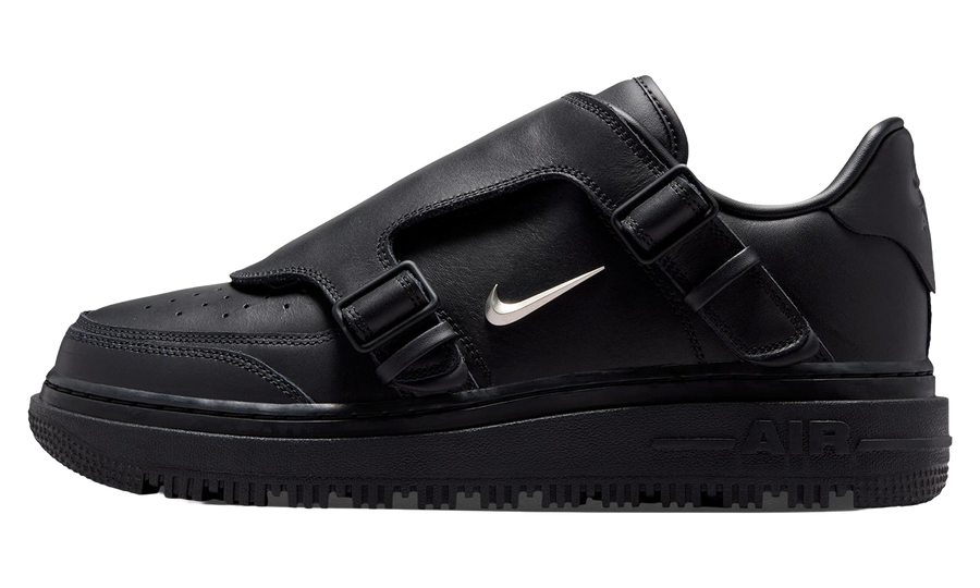 Air Force 1 Low Luxe "Black Metallic Silver" JA3822 010