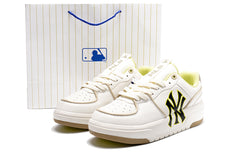 MLB New York Yankees White Platform Sneakers