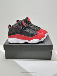 Jordan Six Rings 6-2 Black and Red Sneakers