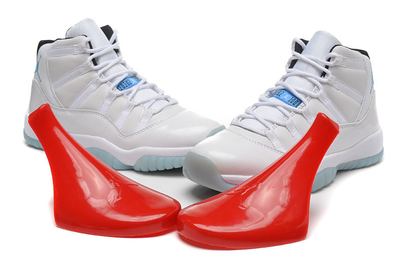 Jordan Air Jordan 11 Retro High-Top Sneakers in White and Blue