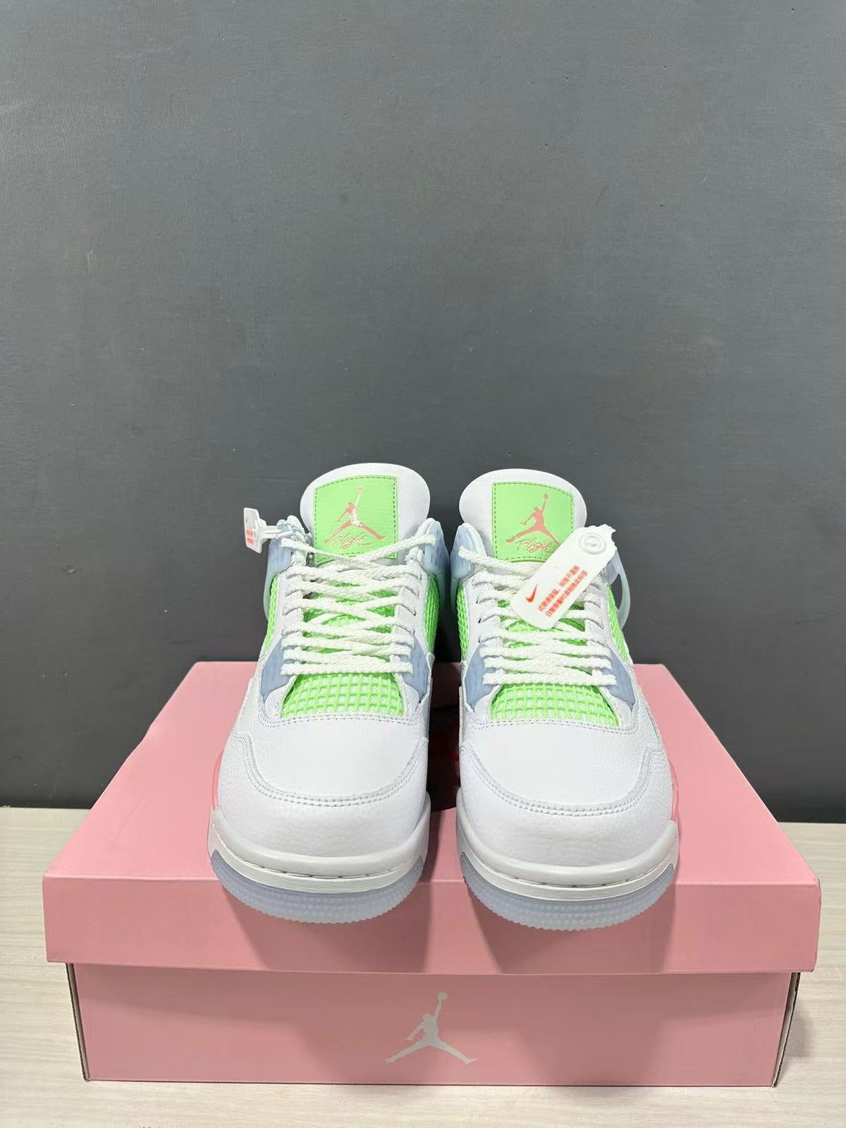 Jordan Air Jordan 4 Retro White Pink Green IB7068-100