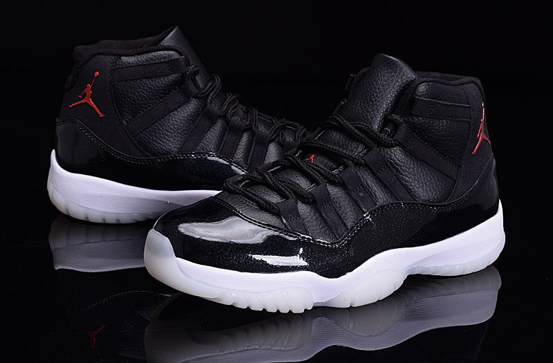 Jordan Air Jordan 11 High-Top Basketball Shoes Black White