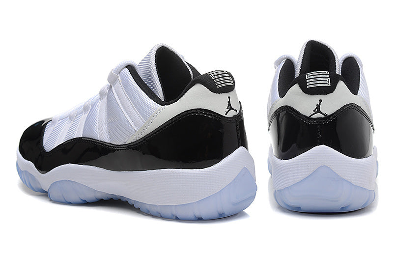 Air Jordan 11 Low White Black Basketball Sneakers