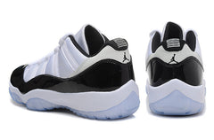 Air Jordan 11 Low White Black Basketball Sneakers