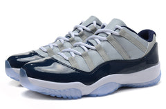 Jordan Air Jordan 11 Retro Low Sneakers, White and Navy