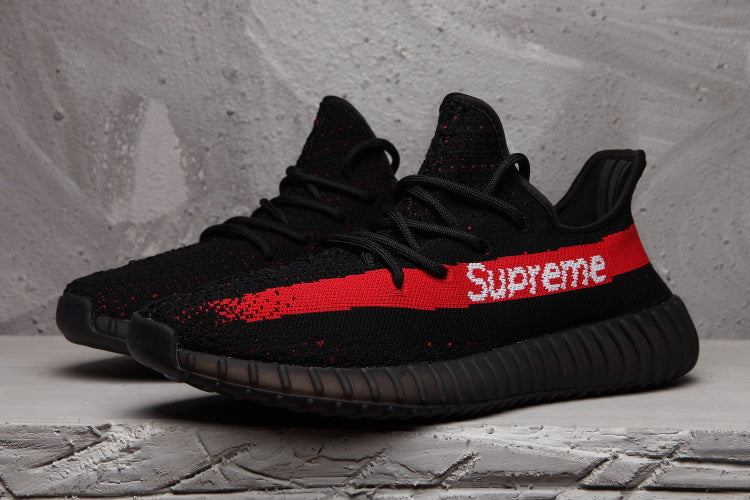 adidas Yeezy Boost 350 V2 Black Red Sneakers