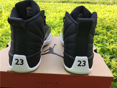 Jordan Air Jordan 12 Black Nylon High-Top Sneakers