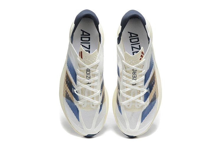 Adidas Adizero Adios Pro 3 Running Shoes, White Blue