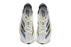 Adidas Adizero Adios Pro 3 Running Shoes, White Blue