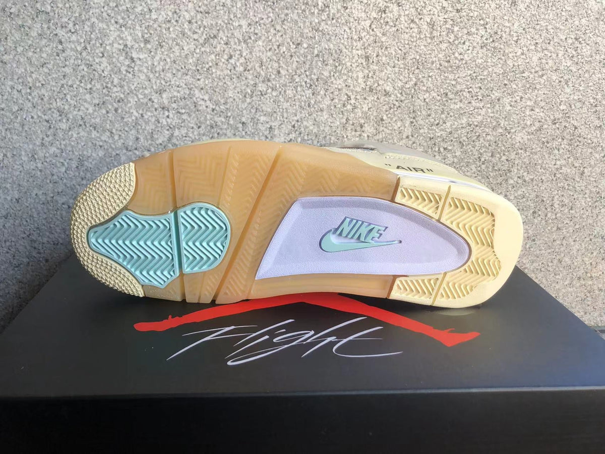 Jordan 4 Retro Off-White Sail Sneakers