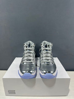 Jordan Air Jordan 11 Retro Liquid Silver High-Top Sneakers
