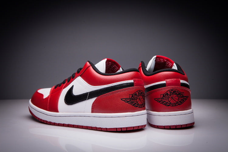 Air Jordan 1 Low Chicago Red White Black Sneakers