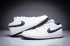 Jordan Air Jordan 1 Low White and Black Sneakers