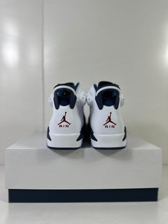 Jordan Air Jordan 6 Retro Olympic London Sneakers White Navy CT8529-164