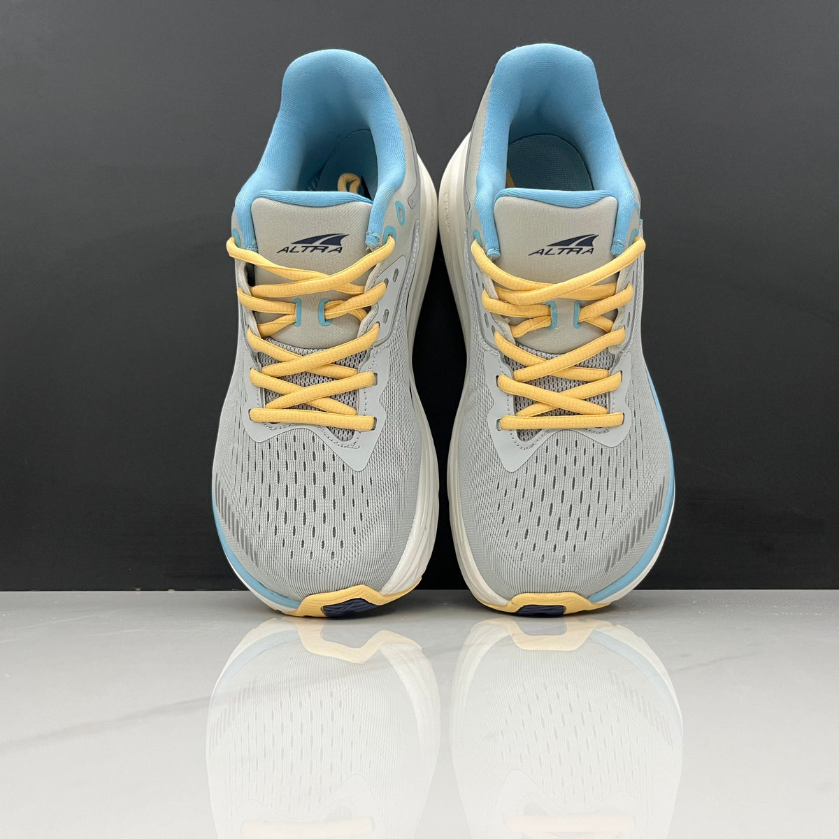 ALTRA Via Olympus Road Running Shoes, Gray Blue Yellow