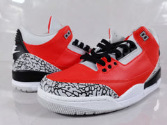 Jordan Air Jordan 3 Retro Red Black Crackle Sneakers