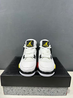 Jordan Air Jordan 4 Retro White Yellow Black Sneakers IO2468-102
