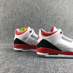 Air Jordan 3 Fire Red Men's Sneakers