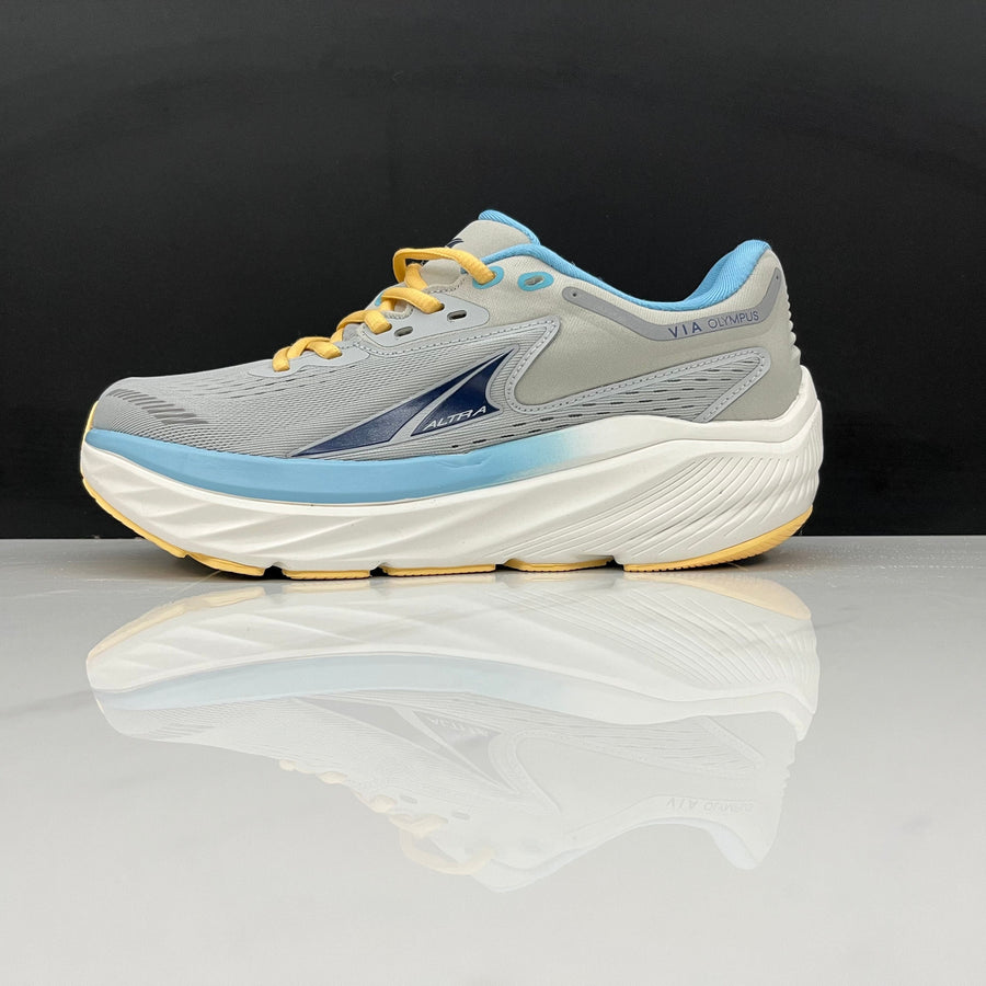 ALTRA Via Olympus Road Running Shoes, Gray Blue Yellow
