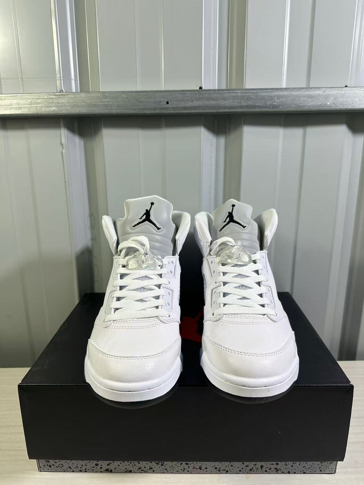 Air Jordan 5 White Silver Sneakers HQ7978-103