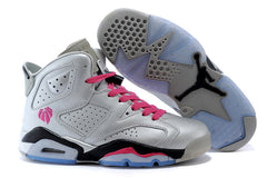 Jordan Air Jordan 6 High-Top Sneakers Pink Gray 543390-009