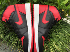 Air Jordan 1 High Black Red White Sneakers