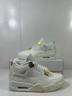 Jordan Air Jordan 4 Metallic Gold Sneakers White AQ9129-170