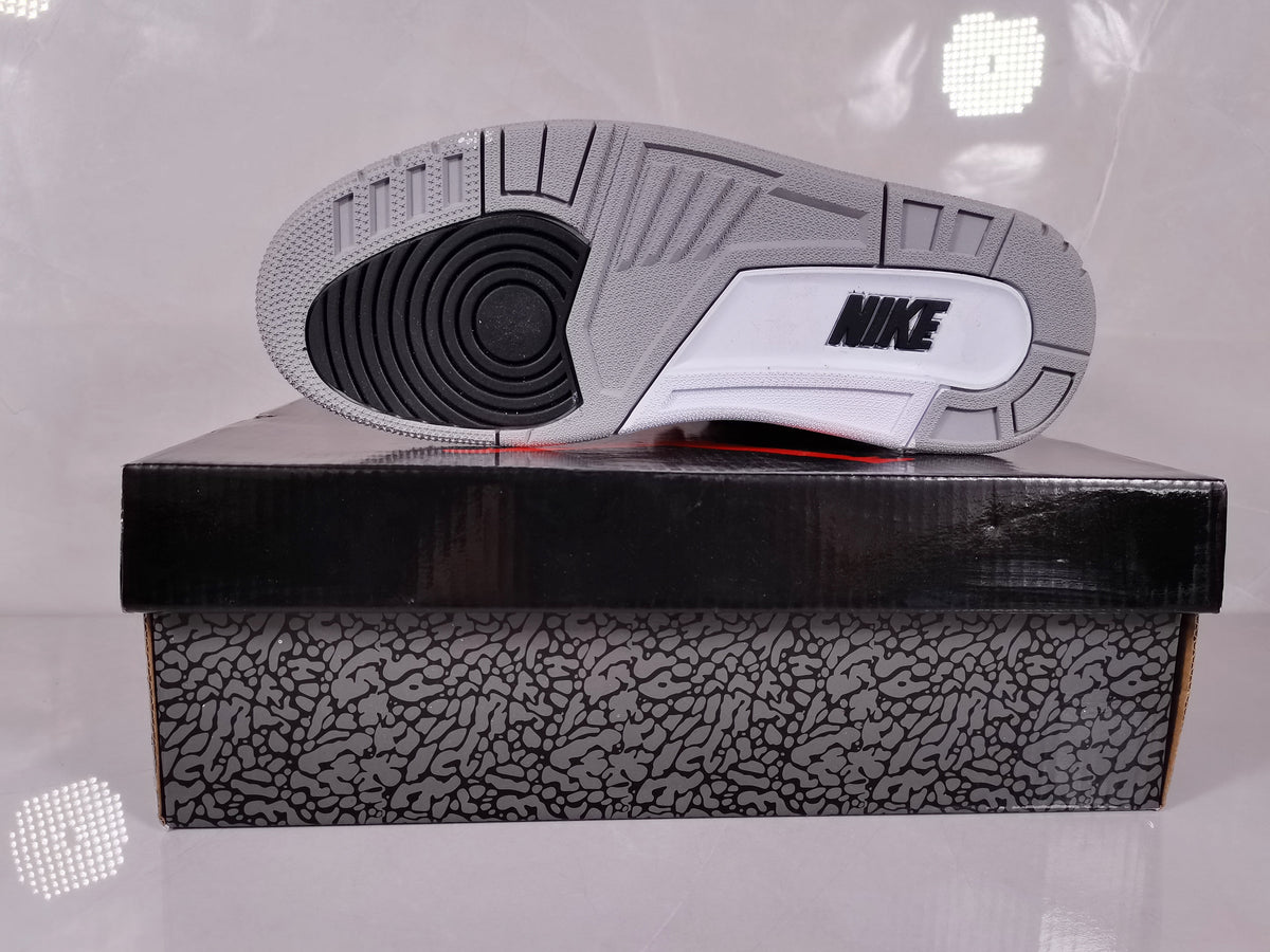 Air Jordan 3 Retro SE White Cement Fire Red Sneakers
