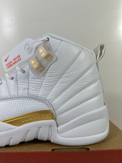 Jordan Air Jordan 12 Phantom White Metallic Gold Sneakers FD9101-007