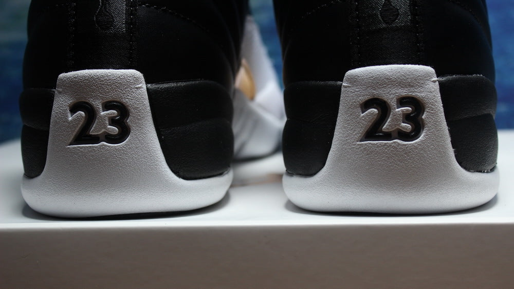 Jordan Air Jordan 12 Wings Black White Gold Sneakers 848692-033