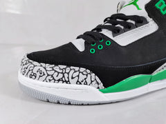 Jordan Air Jordan 3 Black Green Elephant Print Sneakers