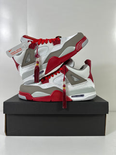 Jordan Dub Zero Red White Gray Basketball Sneakers 311046-160