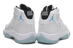 Jordan Air Jordan 11 Retro High-Top Sneakers in White and Blue