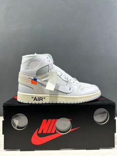 Jordan Air Jordan 1 High White Blue AA3834-100 Sneakers