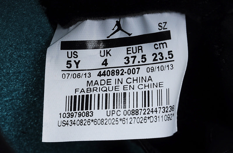 Jordan Air Jordan 5 Black Purple High-Top Sneakers 440892-007