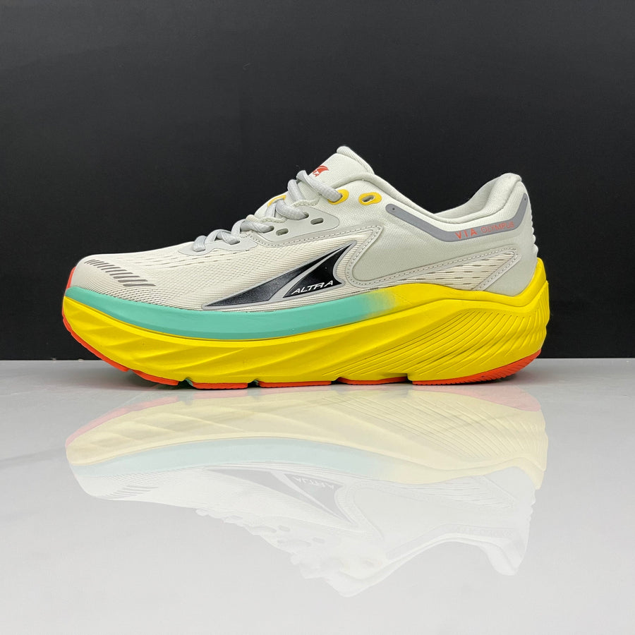 ALTRA Via Olympus Road Running Shoes, Ivory Yellow Coral