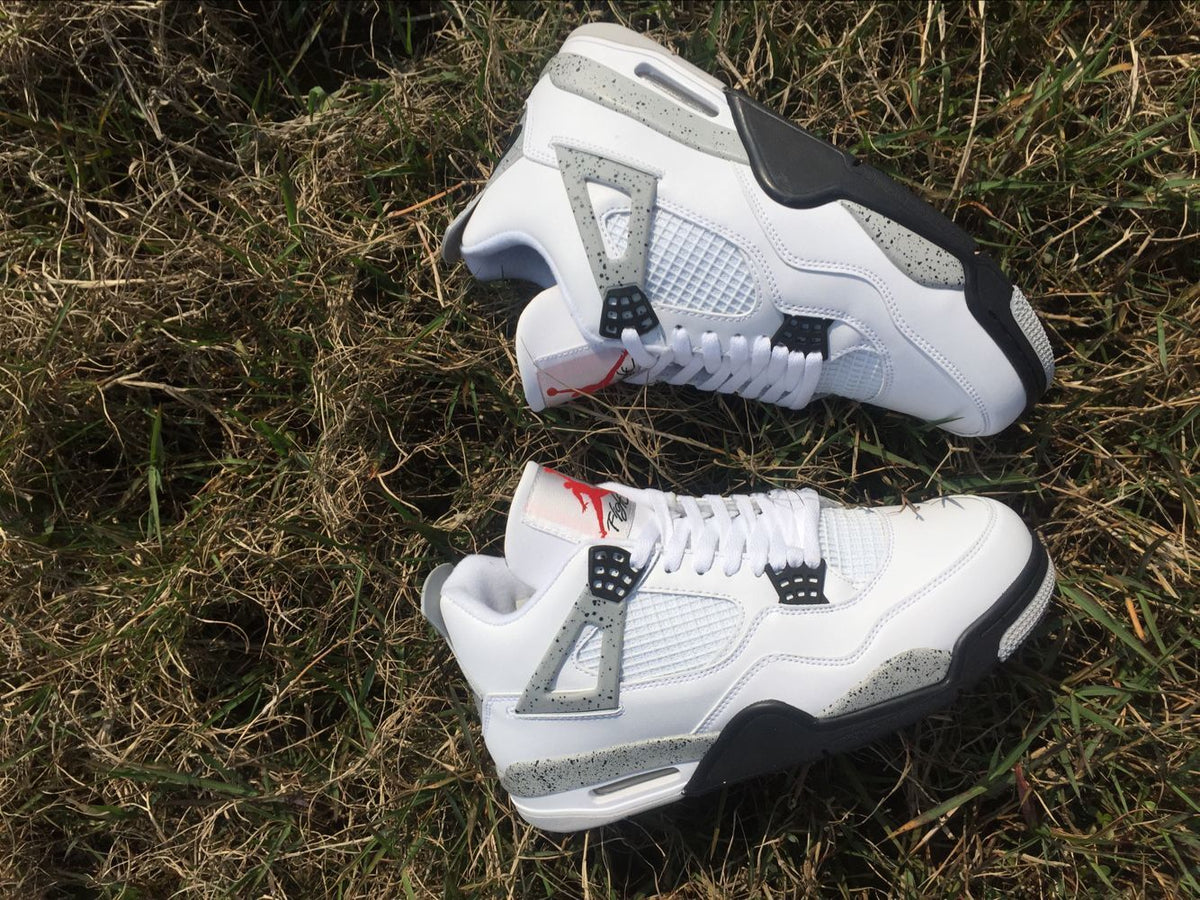 Jordan 4 Retro White Cement Men's Sneakers
