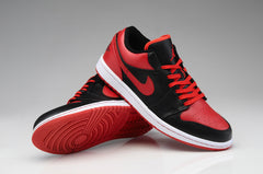 Jordan Air Jordan 1 Low Black Red Sneakers