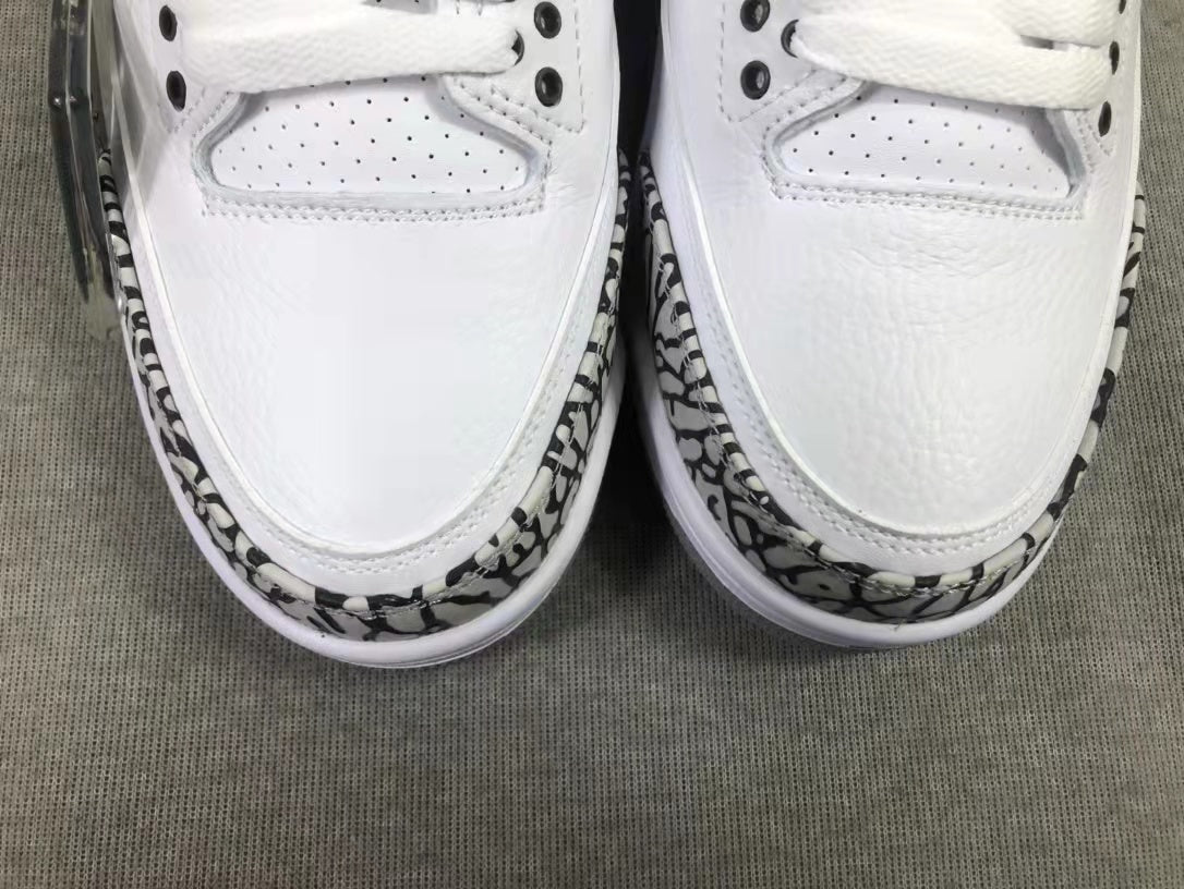 Jordan Air Jordan 3 Women's White Brown Sneakers DH3434-110